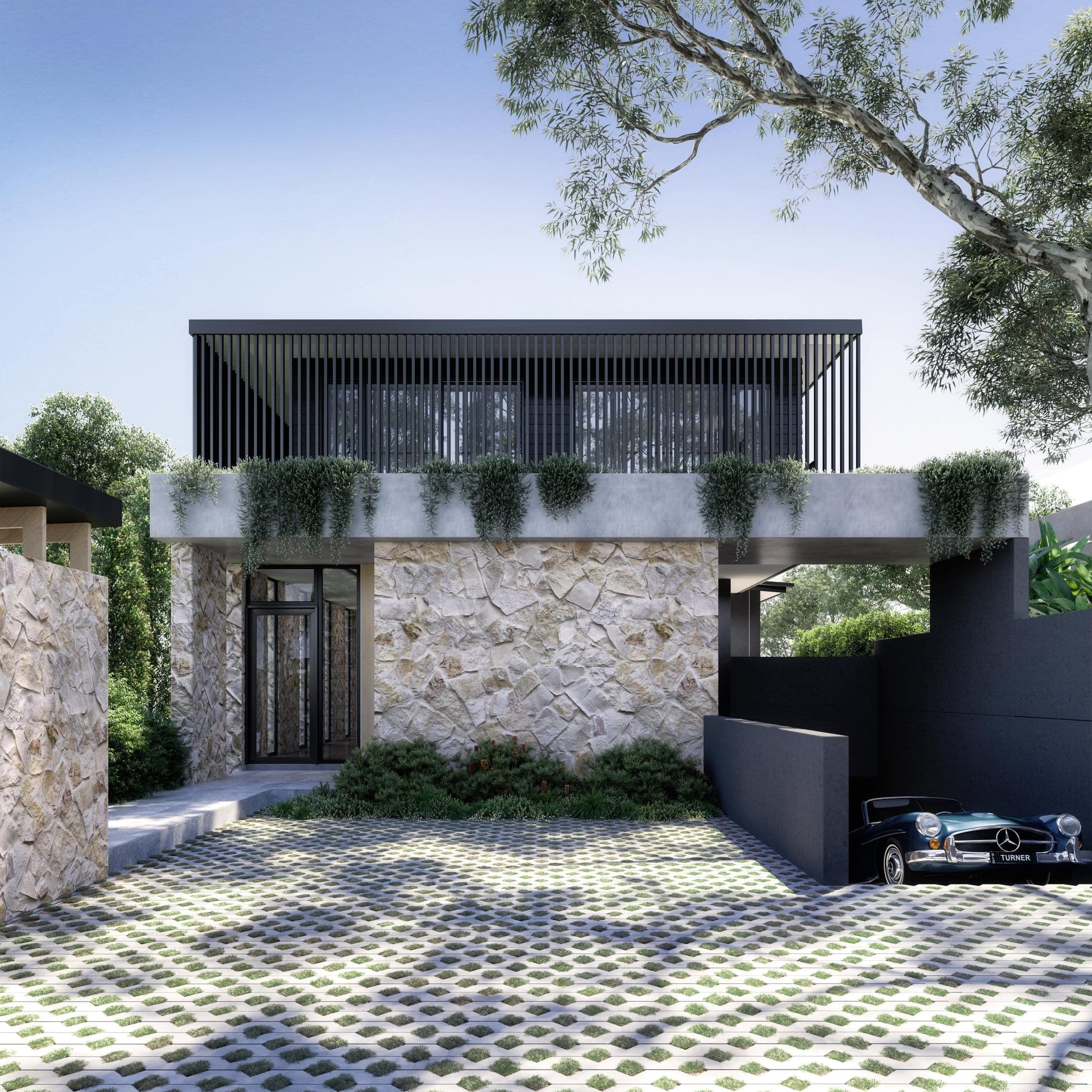 Chelmer River Residence front facade